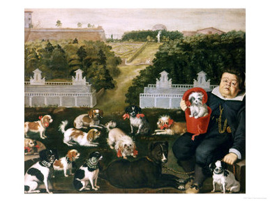 Dogs Belonging to the Medici Family in the Boboli Gardens